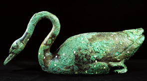 青銅の白鳥・秦・前3世紀・秦始皇兵馬俑博物館